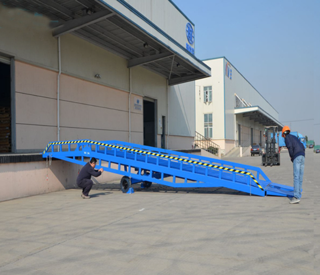 平和移动式登车桥应用